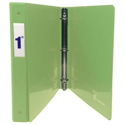 School Start O-Ring Binder (1", Assorted) - Image 1